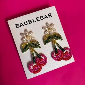 Brand New BaubleBar Cherry Earrings